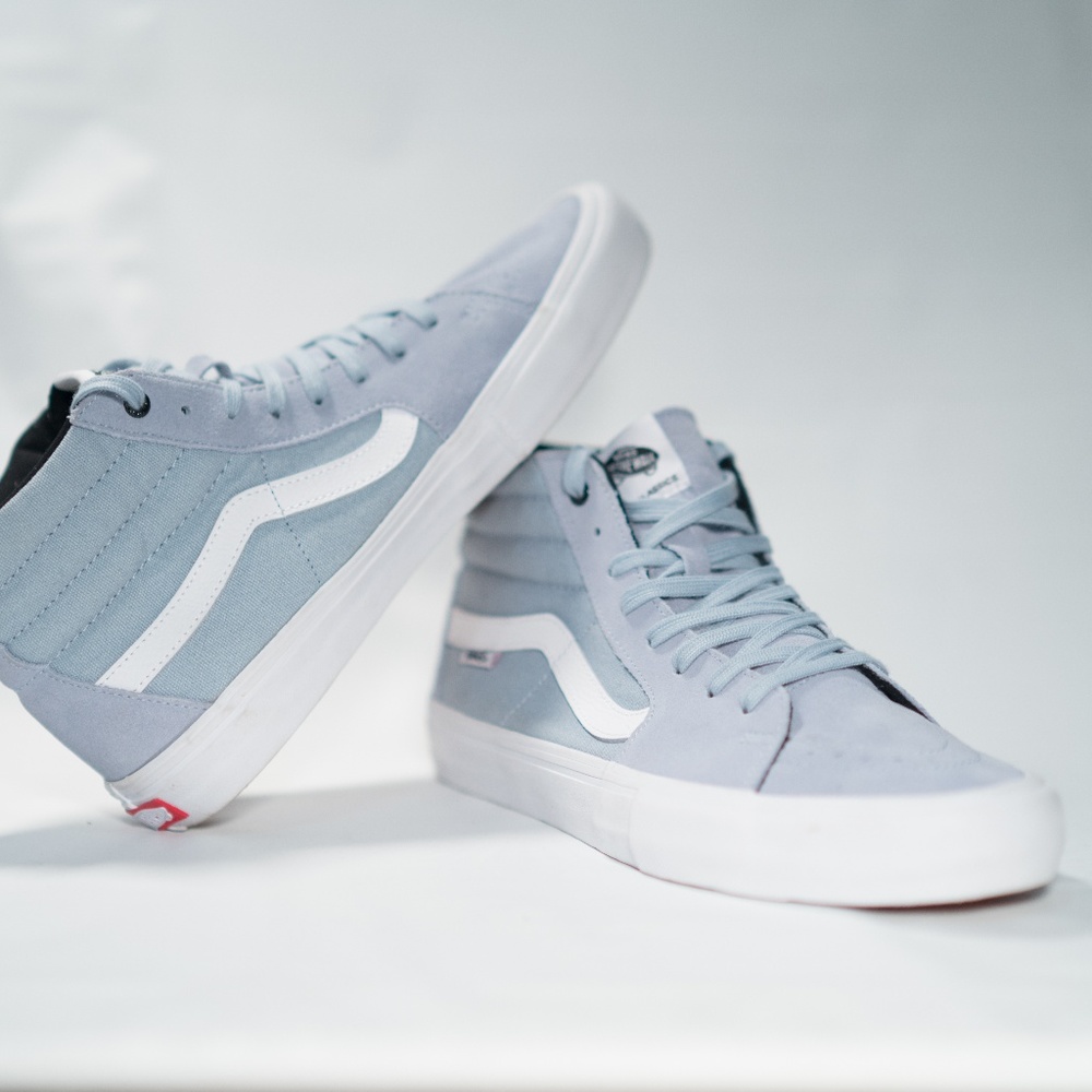 Vans Sk8-Hi Pro (Blue Fog) Men's- Size 11